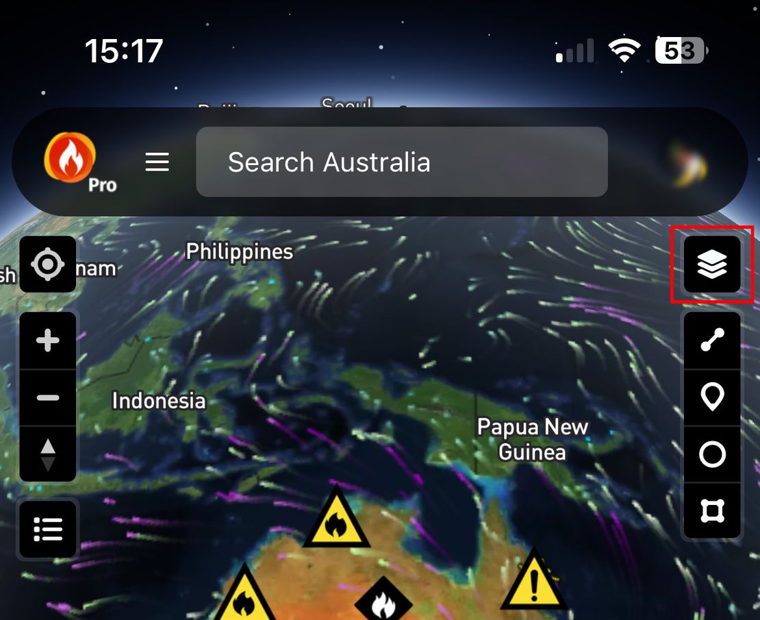 How to customise what is shown on the map